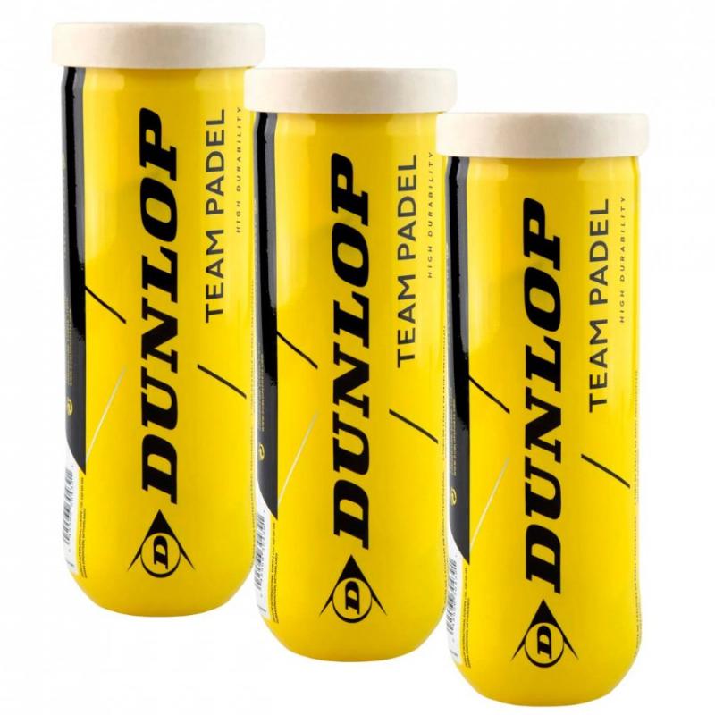 Pack de 3 Botes de Pelotas Dunlop Team
