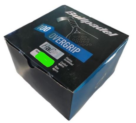 Caja Overgrips Bullpadel Amarillo Azufre 100 Unidades