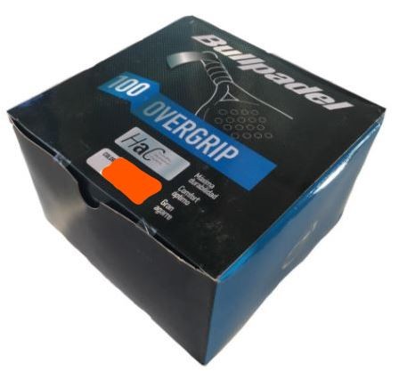 Caja Overgrips Bullpadel Naranja 100 Unidades