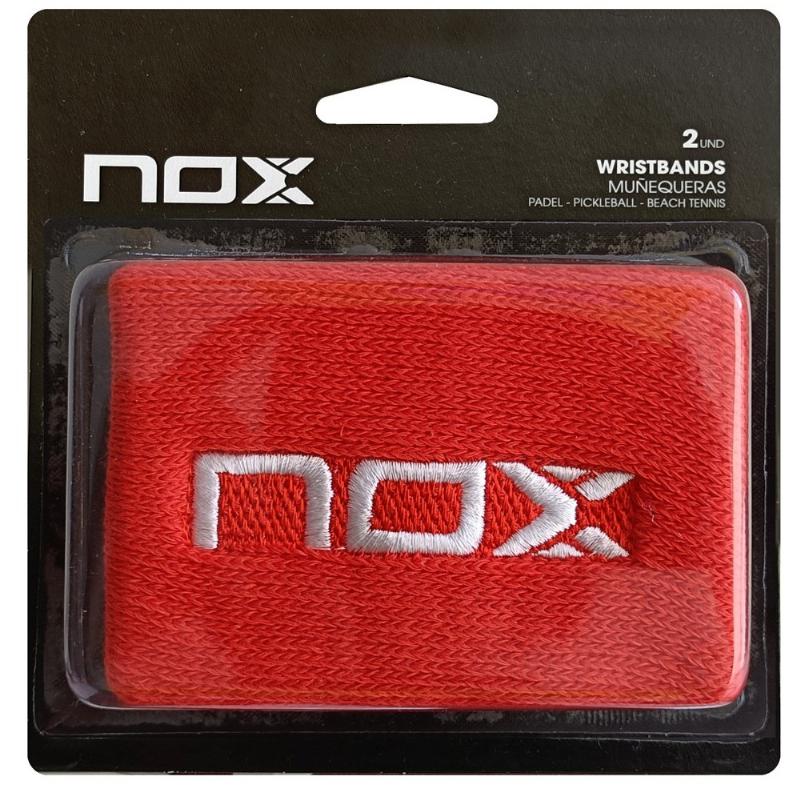 MuÃ±equera Nox Roja Logo Blanco 2 Unidades