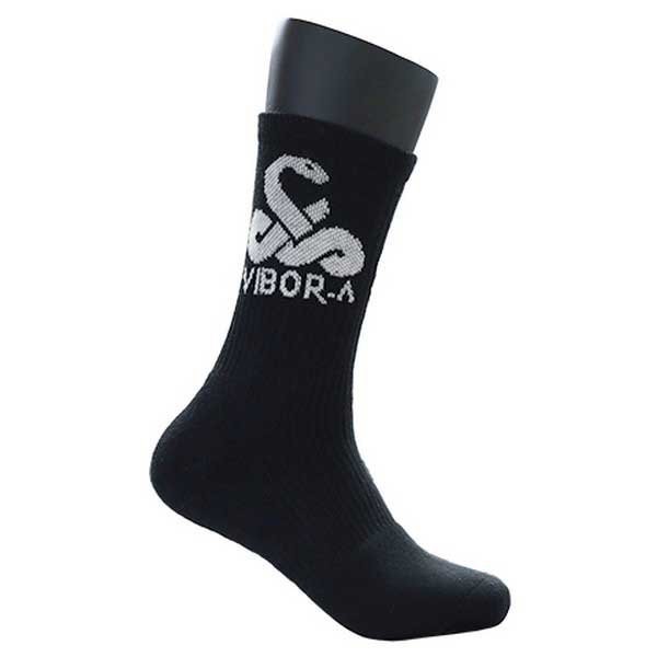 Calcetines Vibora Media CaÃ±a Premium Negro 1 Par