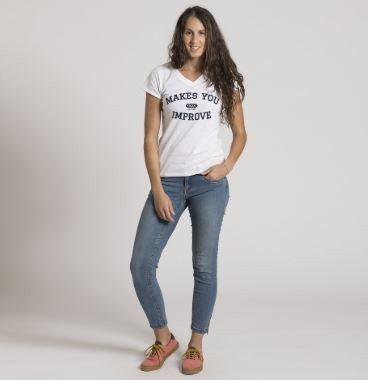 Camiseta Nox Mujer Basic Blanco