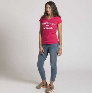 Camiseta Nox Mujer Basic Rosa