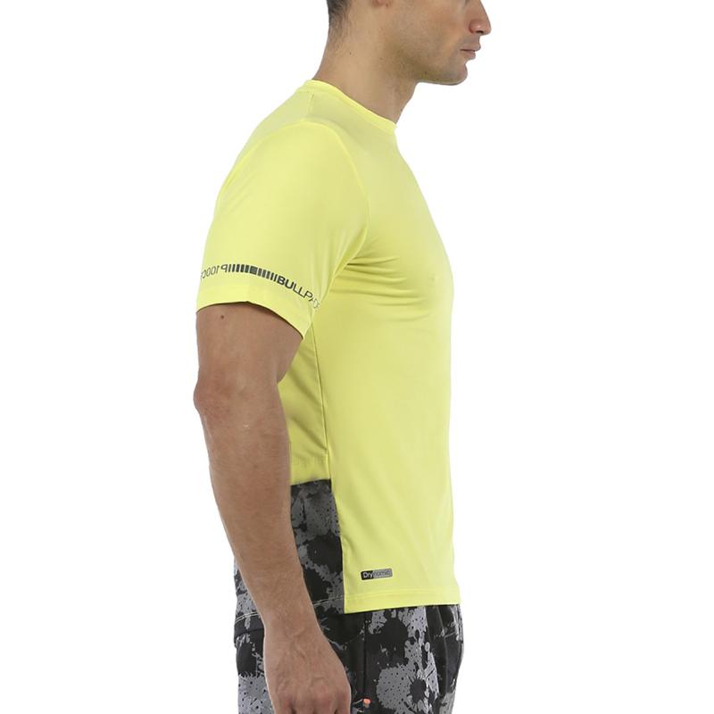 Camseta Bullpadel Union Amarillo Azufre Fluor