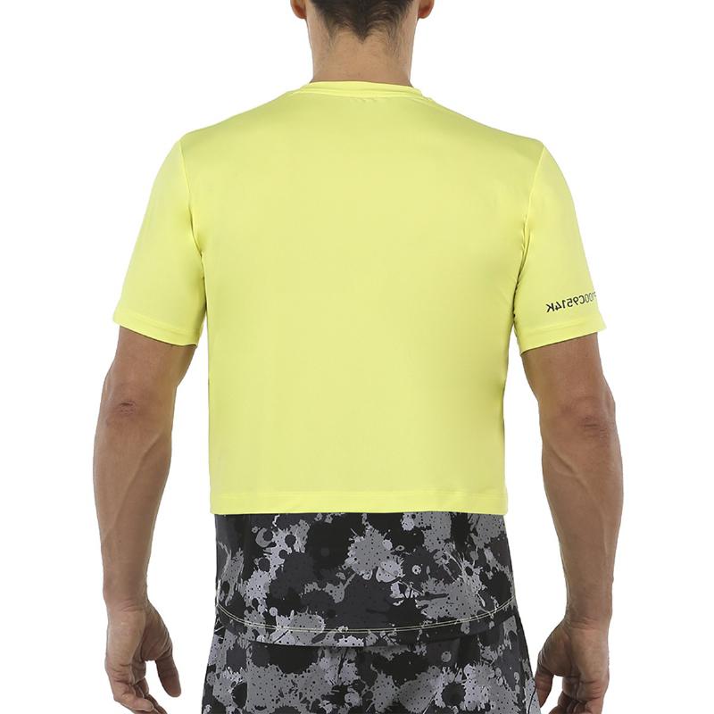 Camseta Bullpadel Union Amarillo Azufre Fluor