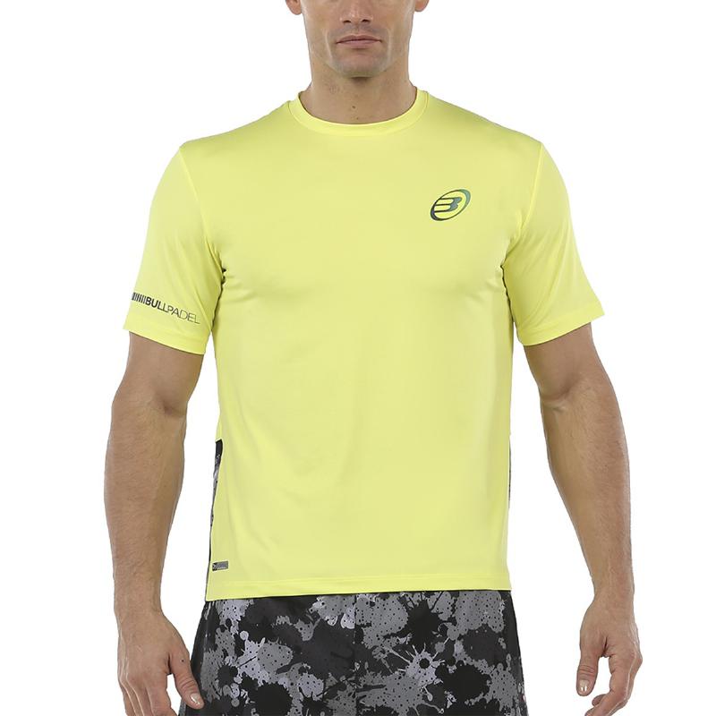 Camseta Bullpadel Union Amarillo Azufre Fluor