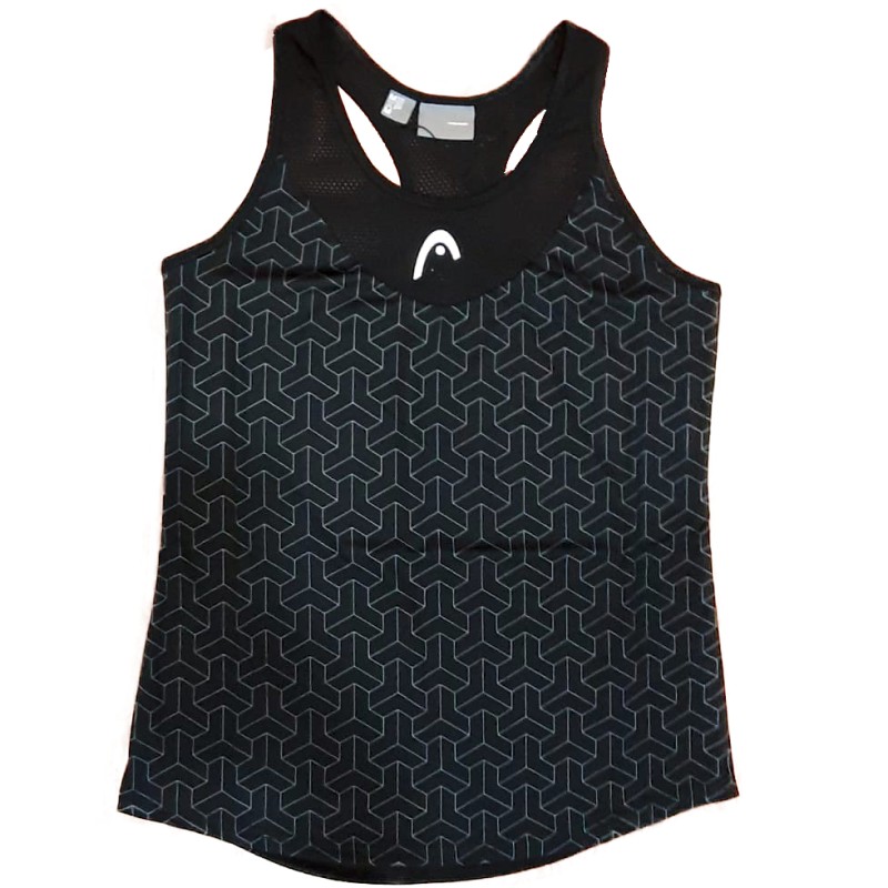 Camiseta Head Alpha Negro Mujer