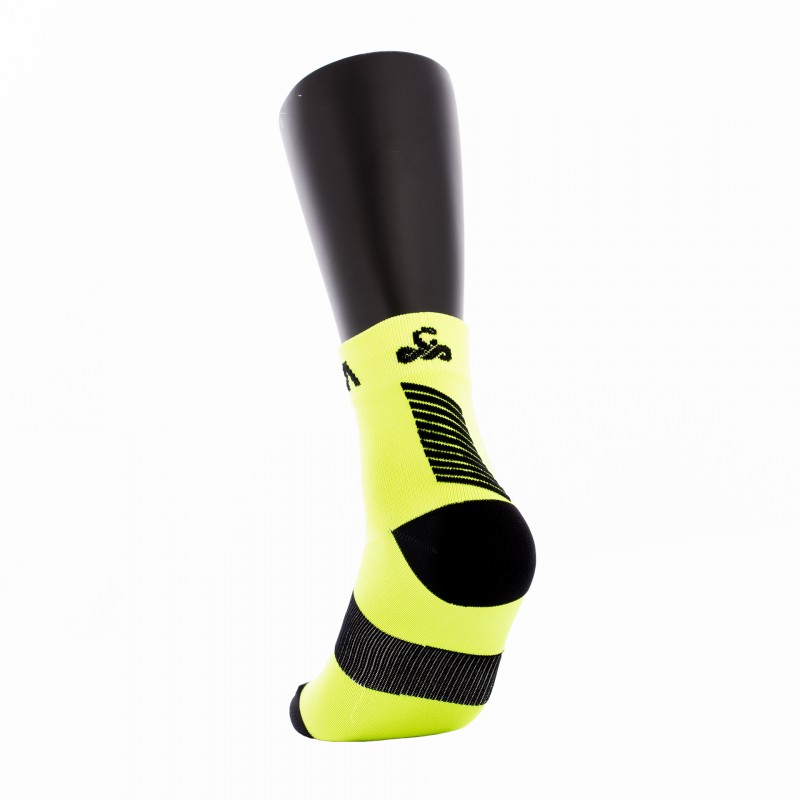 Calcetines Vibora Kait CaÃ±a Media Amarillo Negro 1 Par