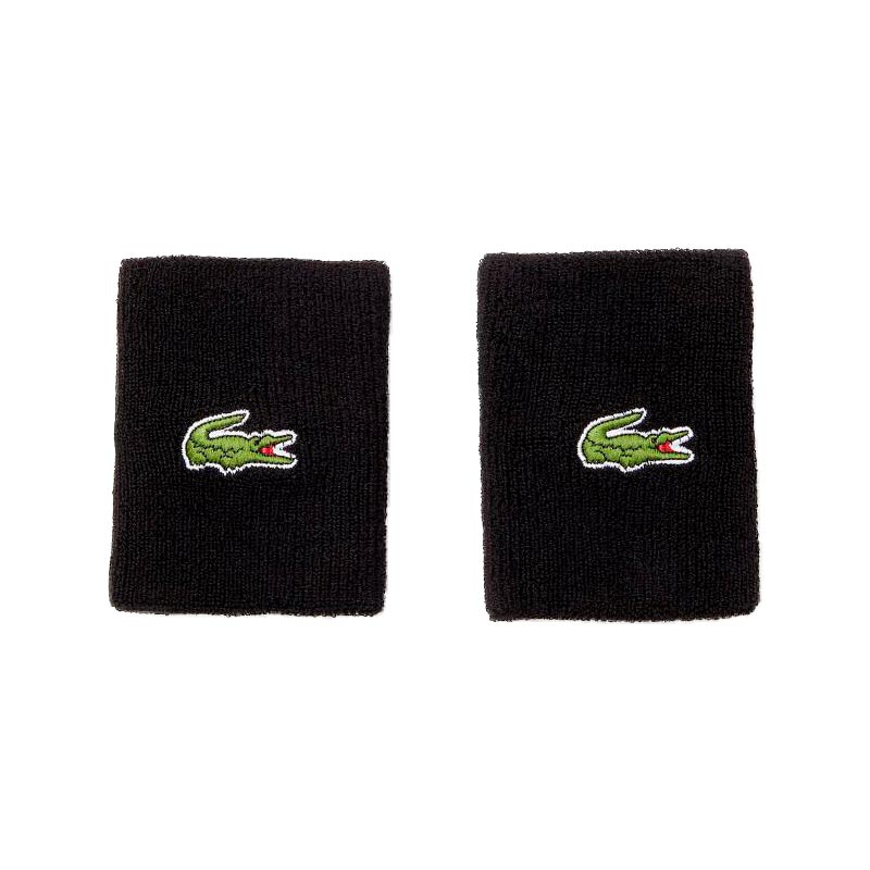 MuÃ±equeras Lacoste Negro 2 Unidades