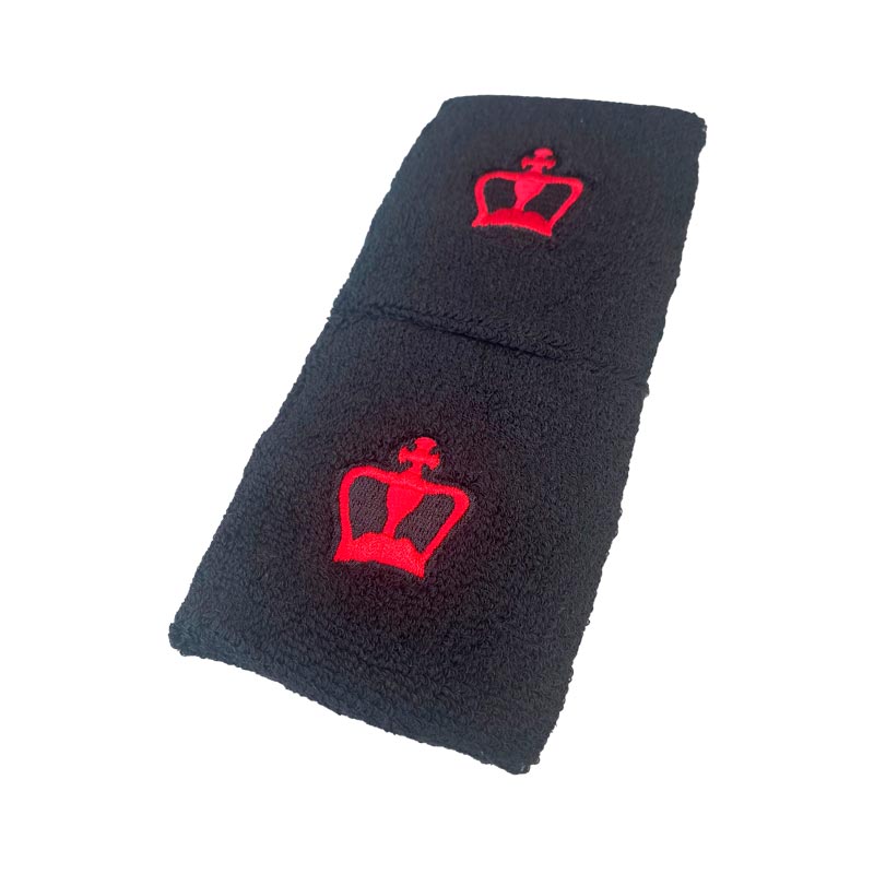 MuÃ±equeras Black Crown Cortas Negro 2 Unidades