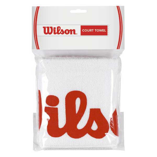 Toalla Wilson Blanco Rojo PequeÃ±a