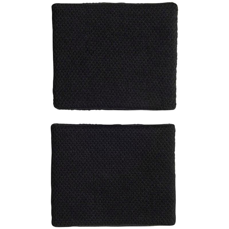 MuÃ±equeras Adidas Negro Blanco 2 Unidades