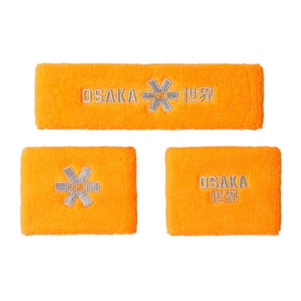 MuÃ±equeras Osaka Set 2.0 Naranja Gris 2 Unidades