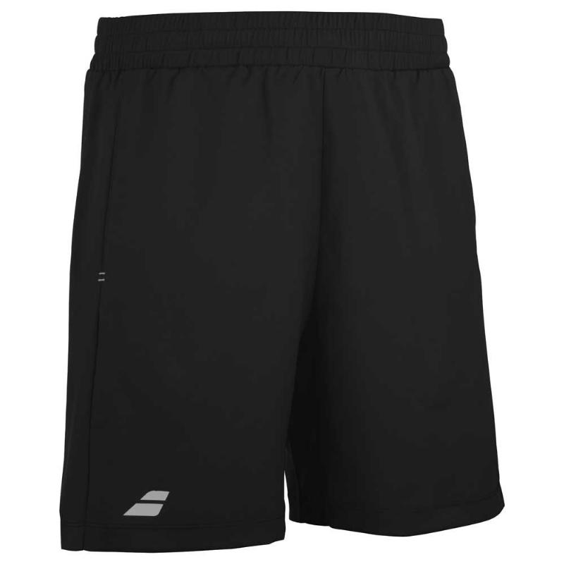 Short Babolat Play Negro Blanco