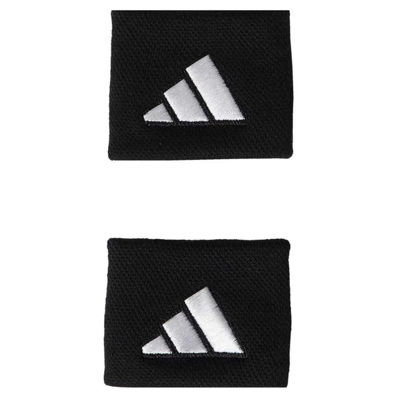 MuÃ±equeras Adidas Cortas Negro Blanco 2 Unidades