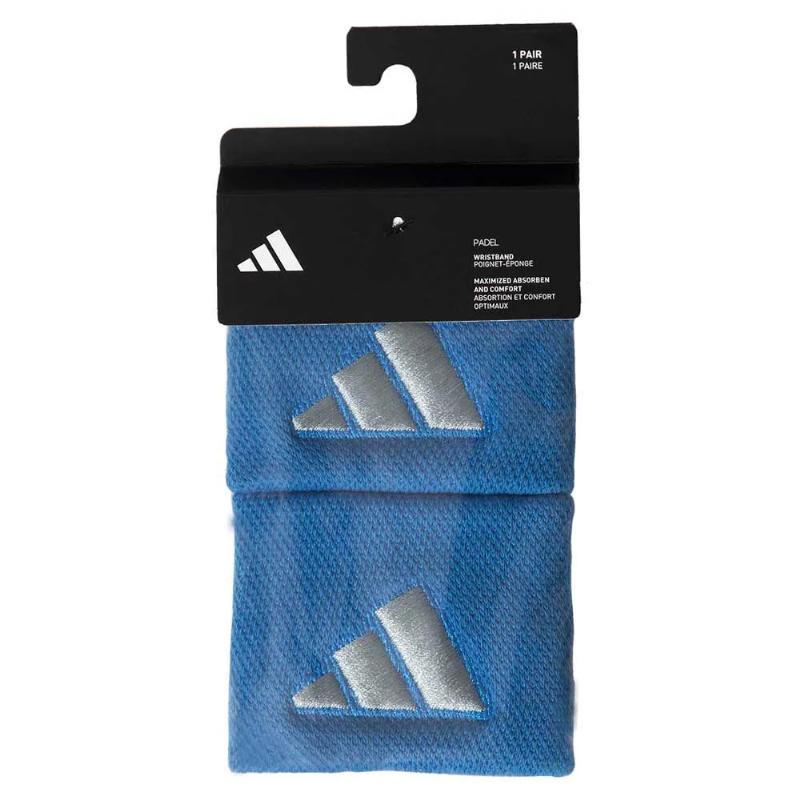 MuÃ±equeras Adidas Cortas Azul Gris 2 Unidades