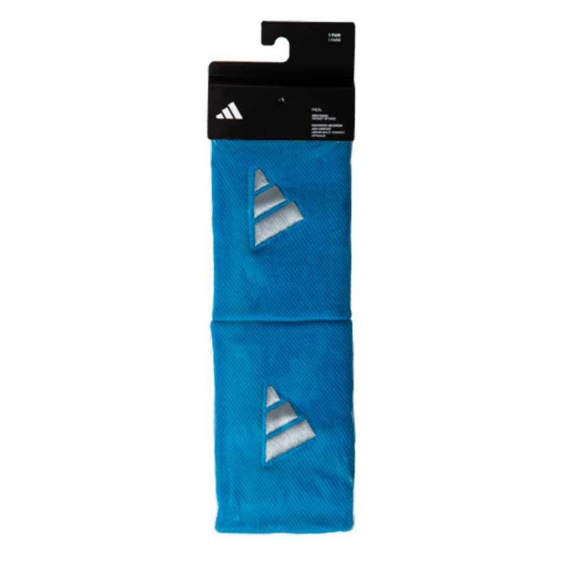 MuÃ±equeras Adidas Largas Azul Gris 2 Unidades