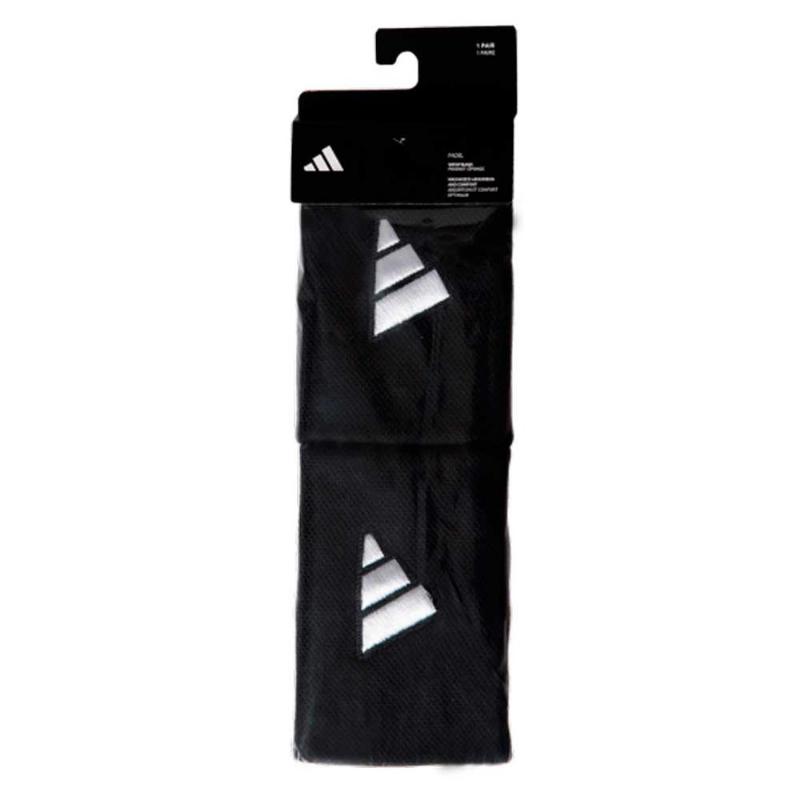 MuÃ±equeras Adidas Largas Negro Blanco 2 Unidades