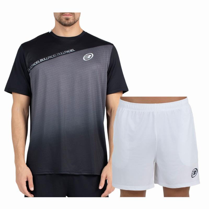 Conjunto Bullpadel Summit Performance Negro Blanco