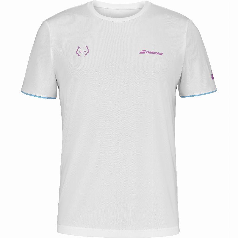 Camiseta Babolat Juan Lebron Blanco Rosa