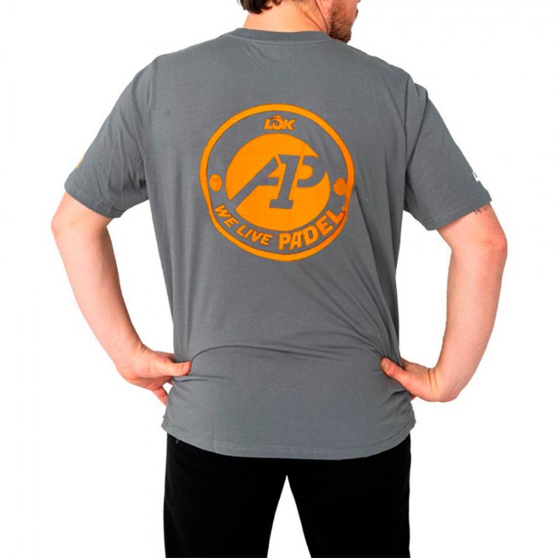 Camiseta Lok A1 Padel Glacier Gris