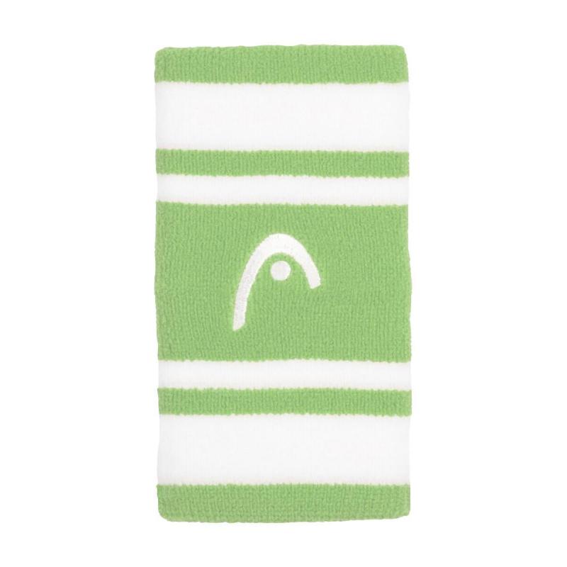 MuÃ±equeras Head Striped 5 Verde Blanco 2 Unidades
