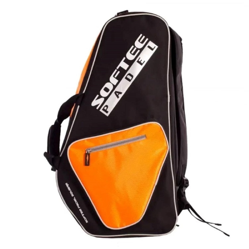 Paletero Softee Padel Square Naranja Fluor