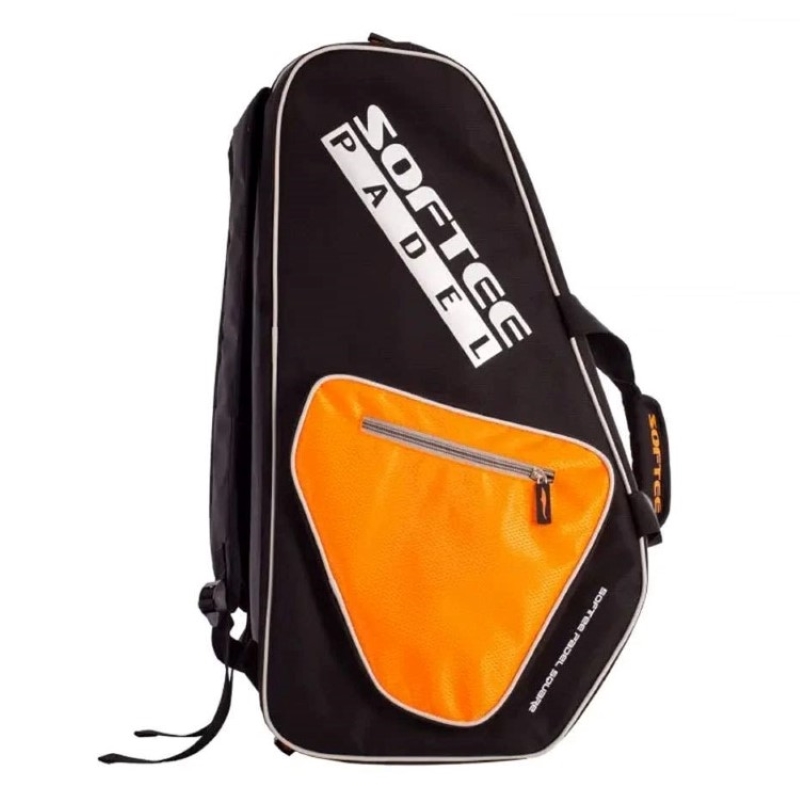 Paletero Softee Padel Square Naranja Fluor