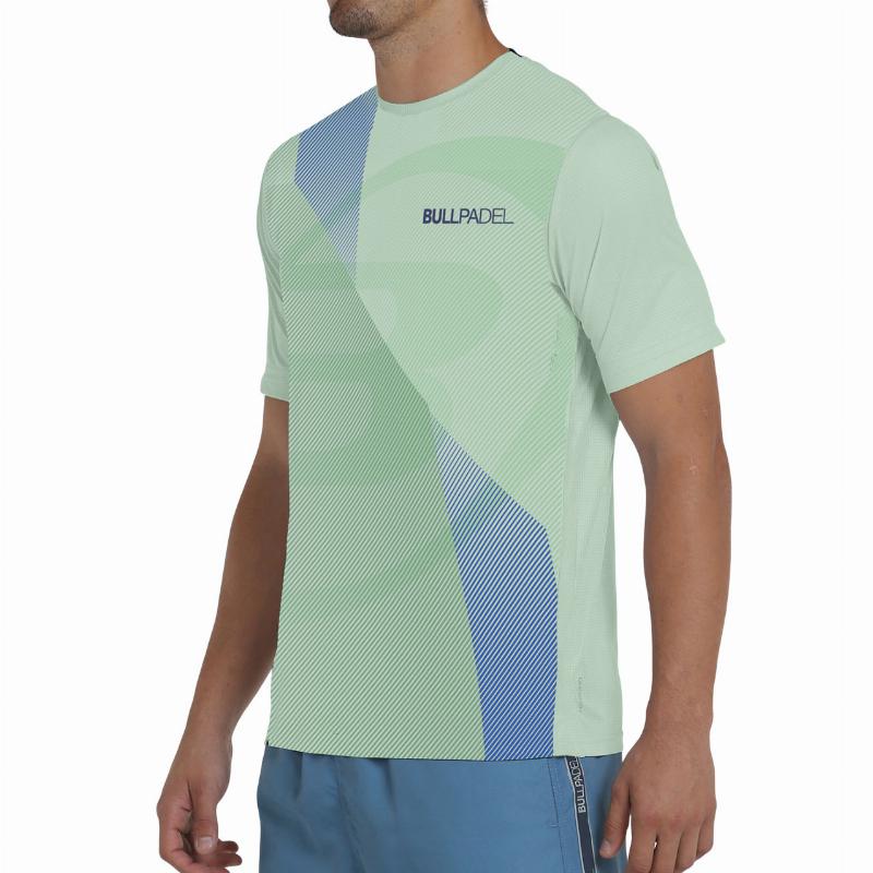 Camiseta Bullpadel Brumo Verde Manzana