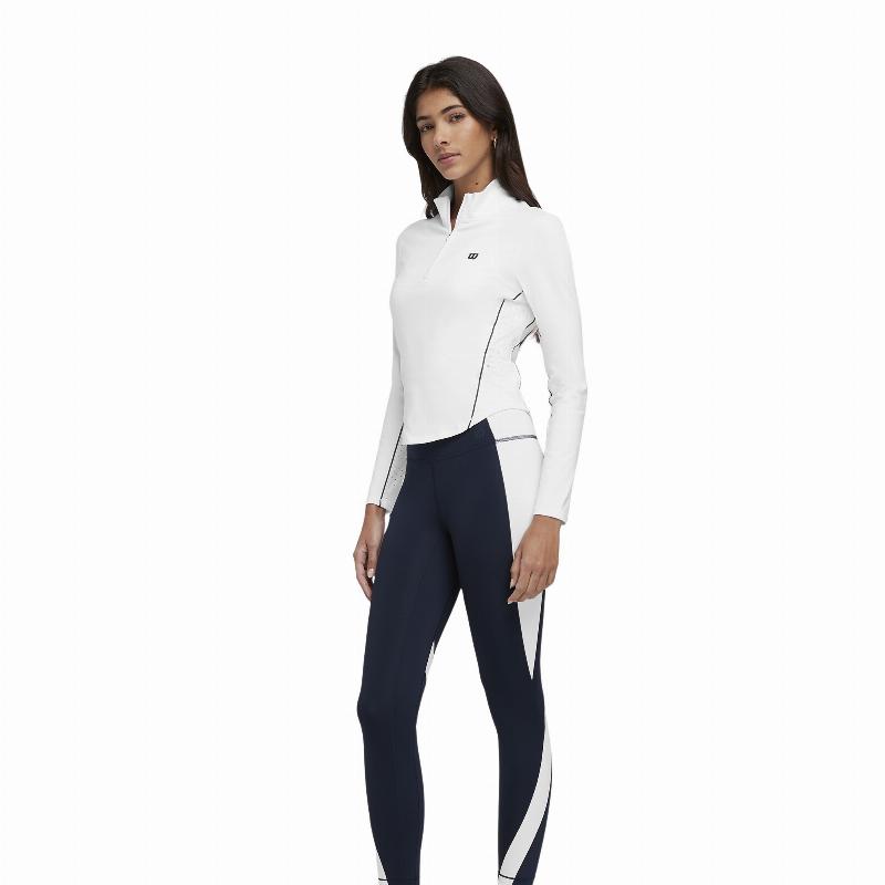 Sudadera Wilson Brentwood Blanco Mujer