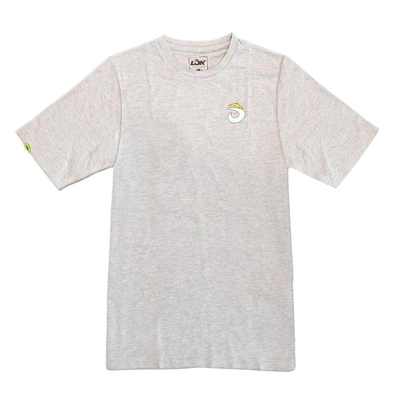 Camiseta Lok Laced Accent Gris Mujer
