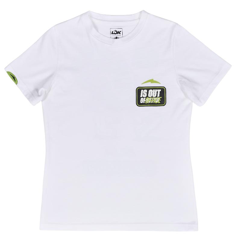 Camiseta Lok Out Of Office Blanco Mujer