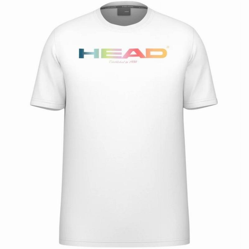 Camiseta Head Rainbow Blanco