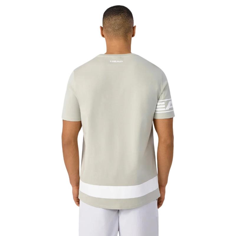 Camiseta Head Pro Player Gris Claro