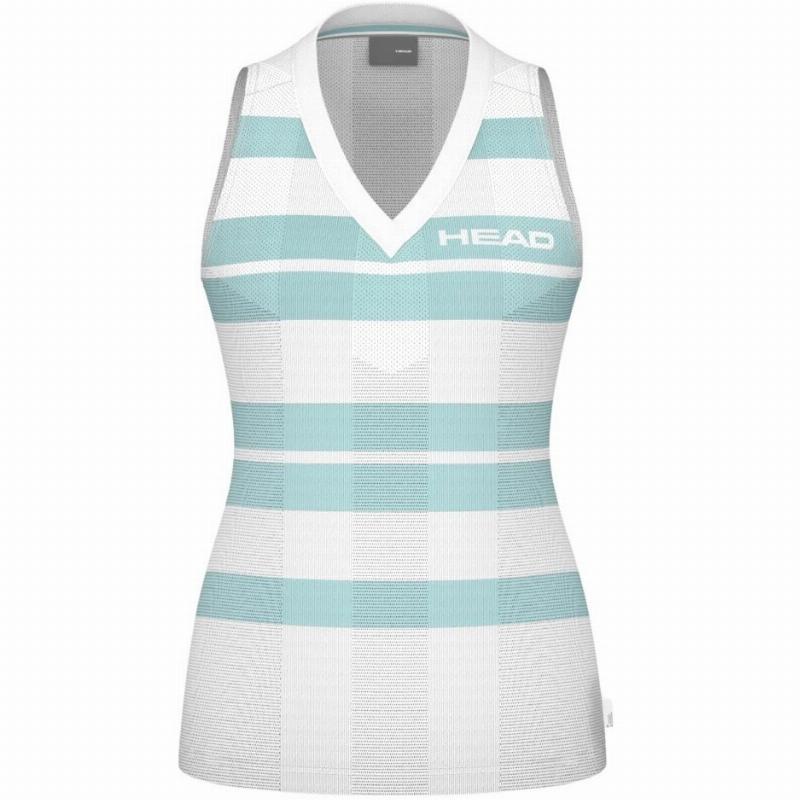 Camiseta Head Performance Aqua Print Mujer