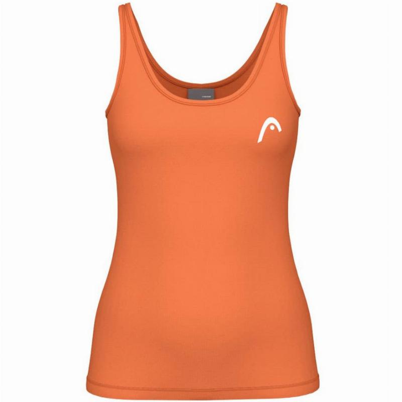 Camiseta Head Spirit II Naranja Mujer
