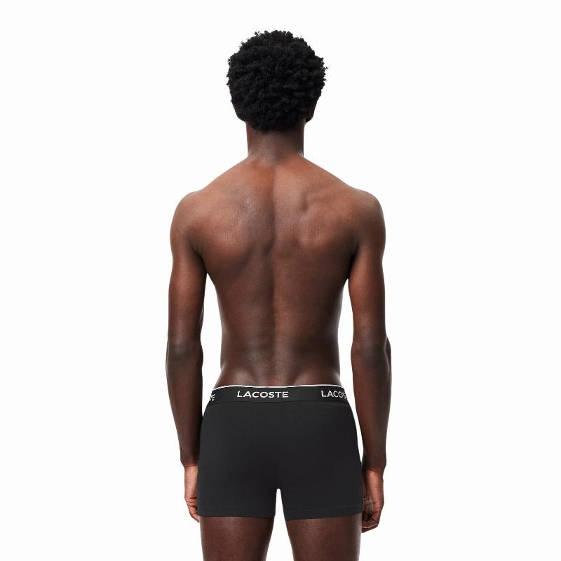 Boxers Lacoste Negro 3 Unidades