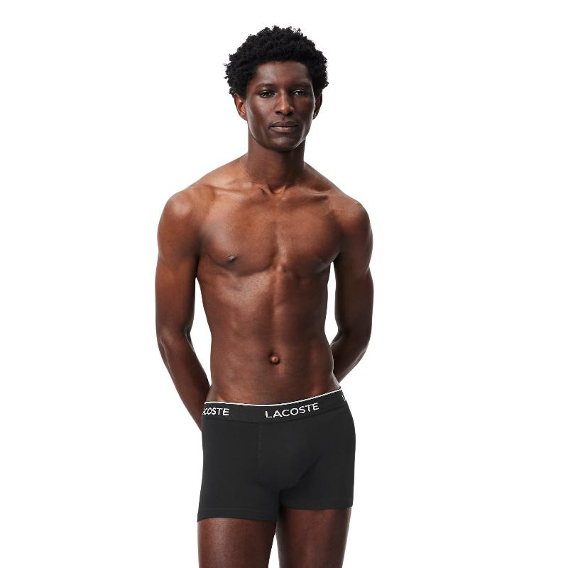 Boxers Lacoste Negro 3 Unidades