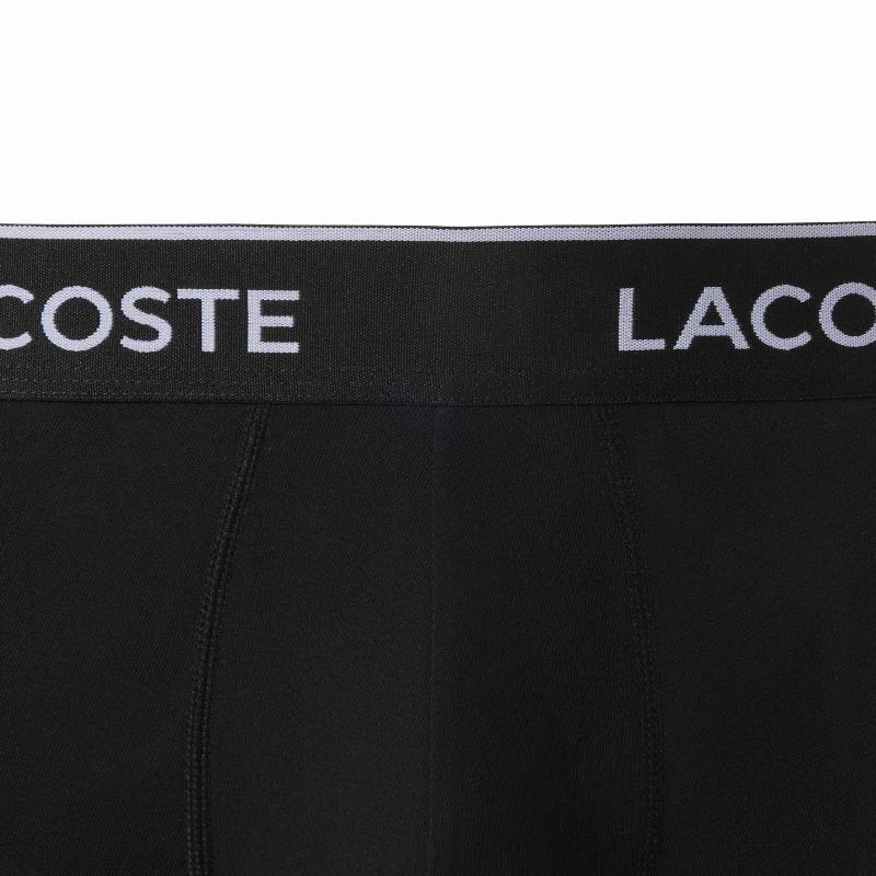 Boxers Lacoste Negro 3 Unidades
