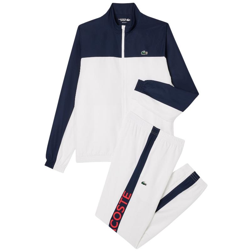 Chandal Lacoste Sport Blanco Azul Marino