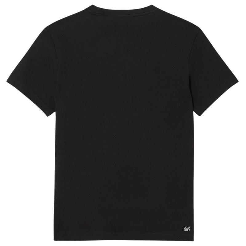 Camiseta Lacoste Sport Negro Kaki