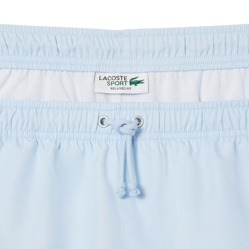 Short Lacoste Sport Azul Claro