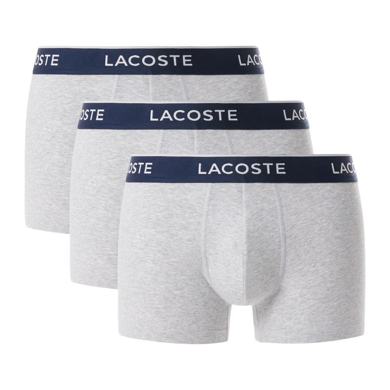 Boxers Lacoste Gris Vigore 3 Unidades
