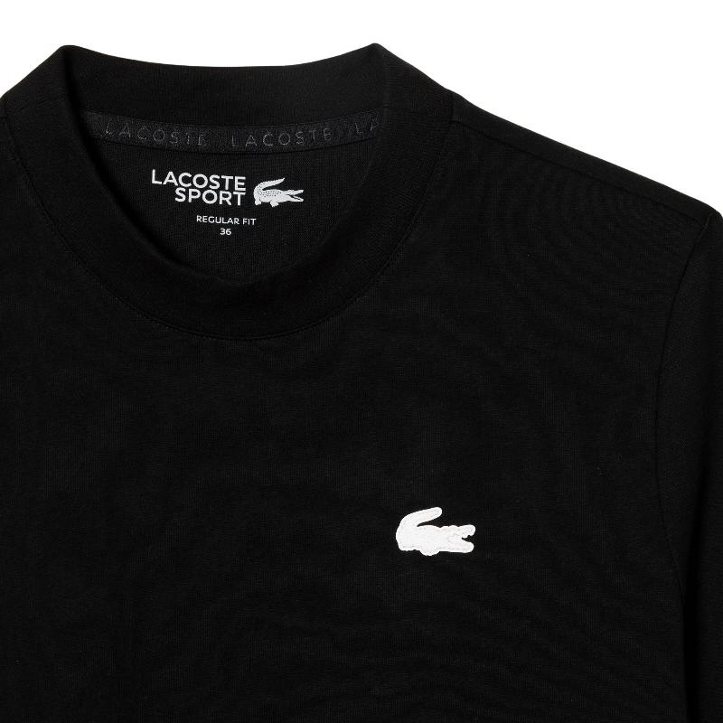 Camiseta Lacoste Sport Negro Mujer