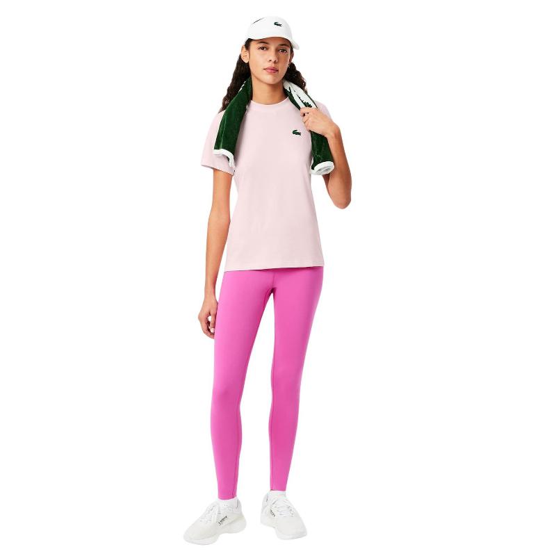 Camiseta Lacoste Sport Rosa Mujer