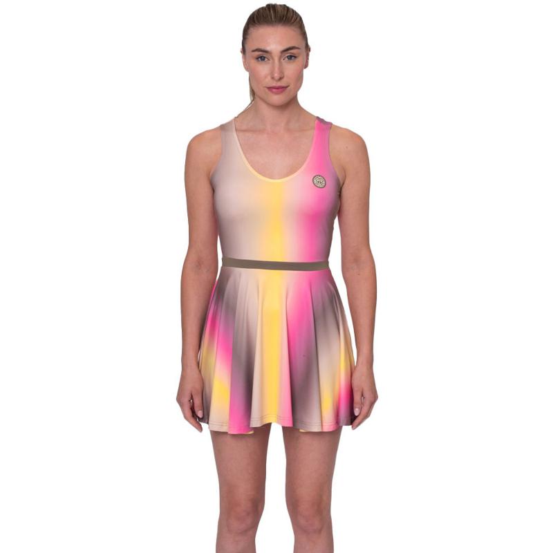 Vestido Bidi Badu Spectrum Marron Amarillo