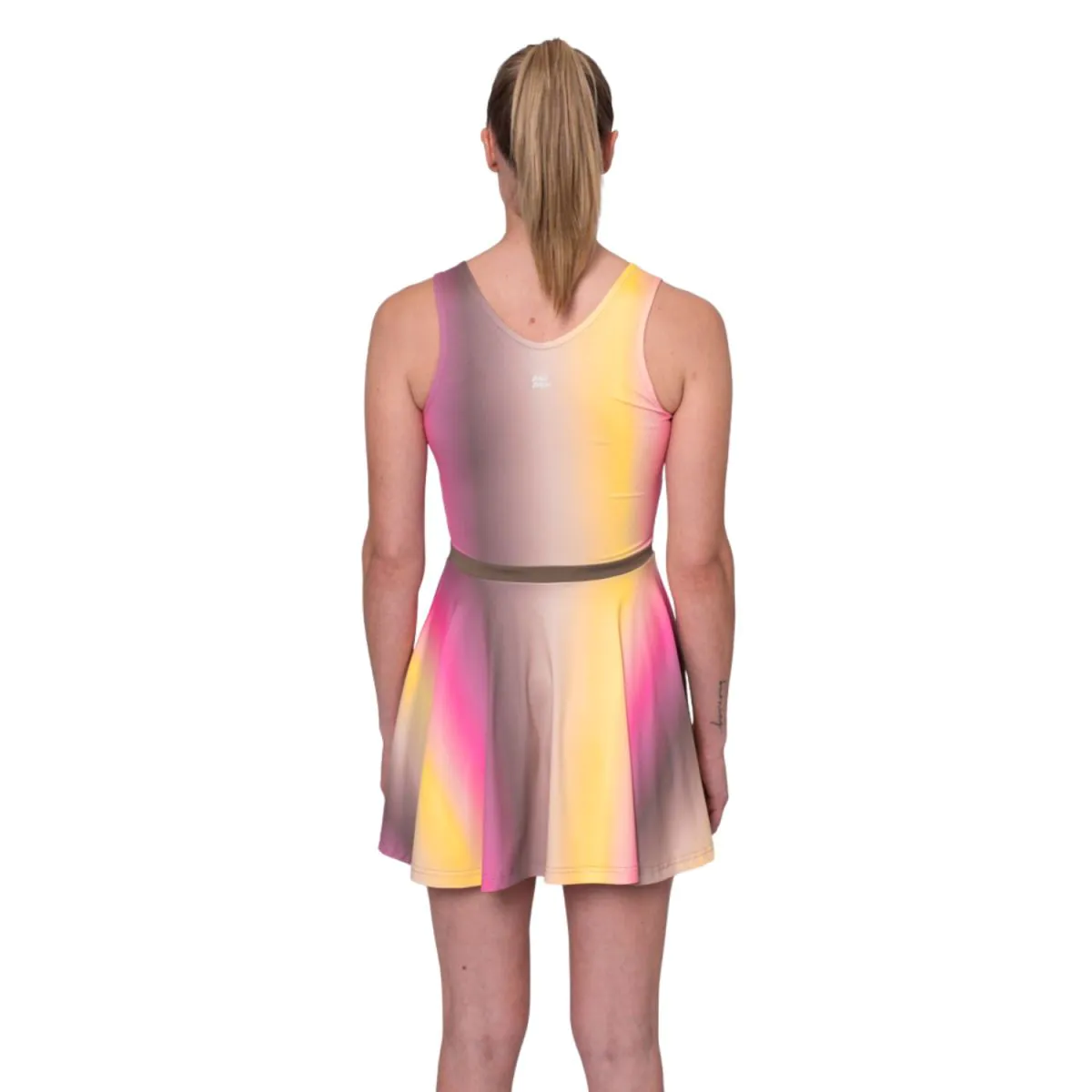 Vestido Bidi Badu Spectrum Marron Amarillo