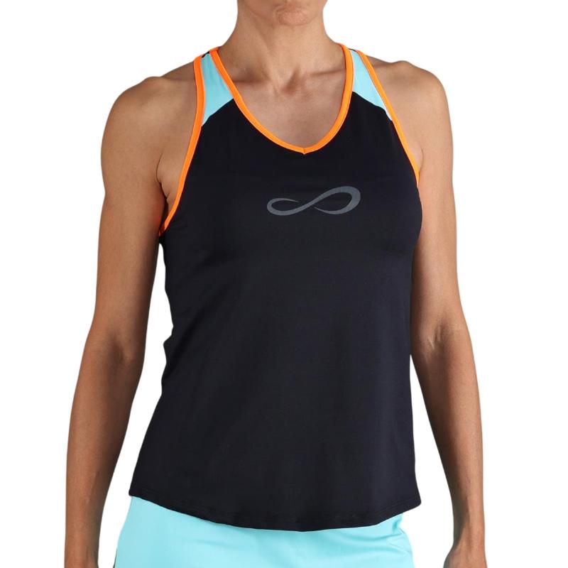Camiseta Endless Speed V Negro Aqua
