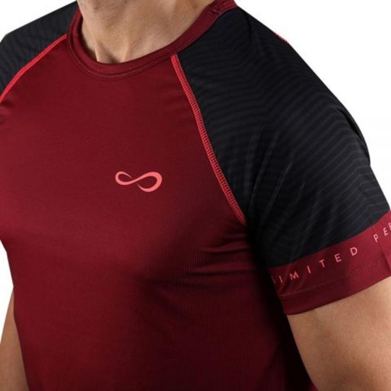 Camiseta Endless Feisty Sleeves Vino
