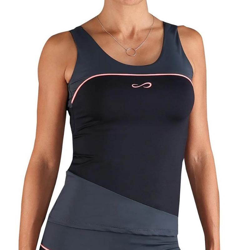 Camiseta Endless Curve Negro Titanium